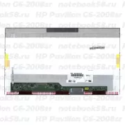 Матрица для ноутбука HP Pavilion G6-2008sr (1366x768 HD) TN, 40pin, Матовая