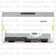 Матрица для ноутбука HP Pavilion G6-1b74 (1366x768 HD) TN, 40pin, Матовая