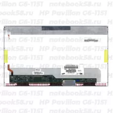 Матрица для ноутбука HP Pavilion G6-1151 (1366x768 HD) TN, 40pin, Матовая