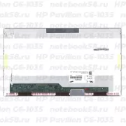 Матрица для ноутбука HP Pavilion G6-1035 (1366x768 HD) TN, 40pin, Глянцевая