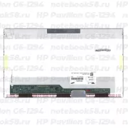 Матрица для ноутбука HP Pavilion G6-1294 (1366x768 HD) TN, 40pin, Глянцевая