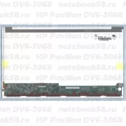 Матрица для ноутбука HP Pavilion DV6-3068 (1366x768 HD) TN, 40pin, Глянцевая