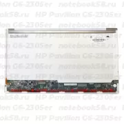 Матрица для ноутбука HP Pavilion G6-2305er (1366x768 HD) TN, 40pin, Глянцевая