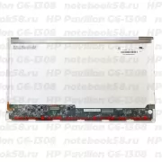 Матрица для ноутбука HP Pavilion G6-1308 (1366x768 HD) TN, 40pin, Глянцевая