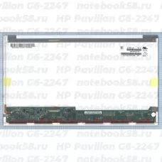 Матрица для ноутбука HP Pavilion G6-2247 (1366x768 HD) TN, 40pin, Глянцевая