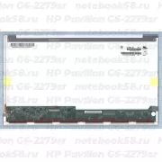 Матрица для ноутбука HP Pavilion G6-2279sr (1366x768 HD) TN, 40pin, Глянцевая