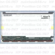 Матрица для ноутбука HP Pavilion G6-1167 (1366x768 HD) TN, 40pin, Глянцевая