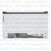 Матрица для ноутбука HP Pavilion G6-2035nr (1366x768 HD) TN, 40pin, Матовая