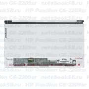 Матрица для ноутбука HP Pavilion G6-2209sr (1366x768 HD) TN, 40pin, Матовая