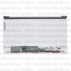 Матрица для ноутбука HP Pavilion G6-1205er (1366x768 HD) TN, 40pin, Матовая