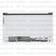 Матрица для ноутбука HP Pavilion DV6-3020er (1366x768 HD) TN, 40pin, Матовая