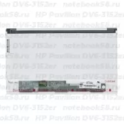 Матрица для ноутбука HP Pavilion DV6-3152er (1366x768 HD) TN, 40pin, Матовая