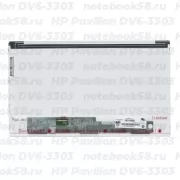 Матрица для ноутбука HP Pavilion DV6-3303 (1366x768 HD) TN, 40pin, Матовая
