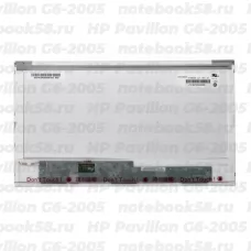 Матрица для ноутбука HP Pavilion G6-2005 (1366x768 HD) TN, 40pin, Глянцевая