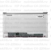 Матрица для ноутбука HP Pavilion G6-2206er (1366x768 HD) TN, 40pin, Глянцевая