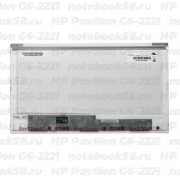 Матрица для ноутбука HP Pavilion G6-2221 (1366x768 HD) TN, 40pin, Глянцевая