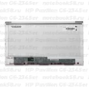 Матрица для ноутбука HP Pavilion G6-2345er (1366x768 HD) TN, 40pin, Глянцевая