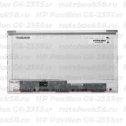 Матрица для ноутбука HP Pavilion G6-2355sr (1366x768 HD) TN, 40pin, Глянцевая