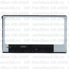 Матрица для ноутбука HP Pavilion G6-2005 (1366x768 HD) TN, 40pin, Глянцевая