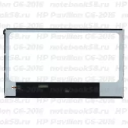 Матрица для ноутбука HP Pavilion G6-2016 (1366x768 HD) TN, 40pin, Глянцевая