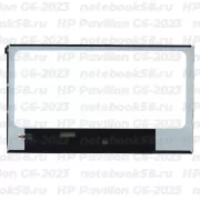 Матрица для ноутбука HP Pavilion G6-2023 (1366x768 HD) TN, 40pin, Глянцевая