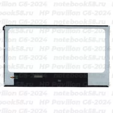 Матрица для ноутбука HP Pavilion G6-2024 (1366x768 HD) TN, 40pin, Глянцевая