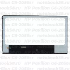 Матрица для ноутбука HP Pavilion G6-2056sr (1366x768 HD) TN, 40pin, Глянцевая