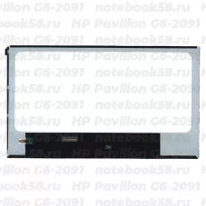 Матрица для ноутбука HP Pavilion G6-2091 (1366x768 HD) TN, 40pin, Глянцевая