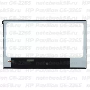 Матрица для ноутбука HP Pavilion G6-2265 (1366x768 HD) TN, 40pin, Глянцевая