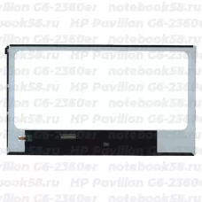 Матрица для ноутбука HP Pavilion G6-2360er (1366x768 HD) TN, 40pin, Глянцевая