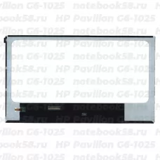 Матрица для ноутбука HP Pavilion G6-1025 (1366x768 HD) TN, 40pin, Глянцевая