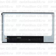 Матрица для ноутбука HP Pavilion G6-1111 (1366x768 HD) TN, 40pin, Глянцевая