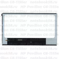 Матрица для ноутбука HP Pavilion G6-1155er (1366x768 HD) TN, 40pin, Глянцевая