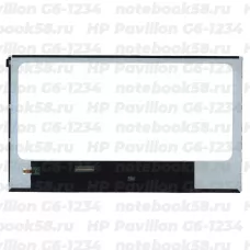 Матрица для ноутбука HP Pavilion G6-1234 (1366x768 HD) TN, 40pin, Глянцевая