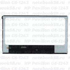 Матрица для ноутбука HP Pavilion G6-1243 (1366x768 HD) TN, 40pin, Глянцевая