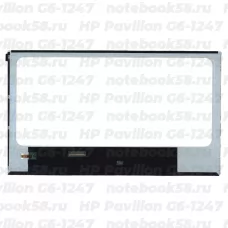 Матрица для ноутбука HP Pavilion G6-1247 (1366x768 HD) TN, 40pin, Глянцевая