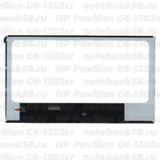 Матрица для ноутбука HP Pavilion G6-1303sr (1366x768 HD) TN, 40pin, Глянцевая