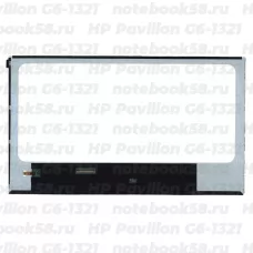 Матрица для ноутбука HP Pavilion G6-1321 (1366x768 HD) TN, 40pin, Глянцевая