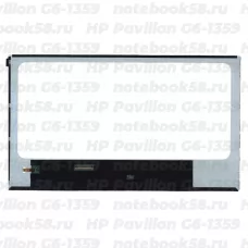 Матрица для ноутбука HP Pavilion G6-1359 (1366x768 HD) TN, 40pin, Глянцевая