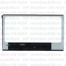 Матрица для ноутбука HP Pavilion G6-1a30 (1366x768 HD) TN, 40pin, Глянцевая