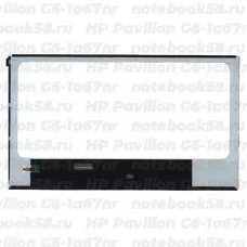 Матрица для ноутбука HP Pavilion G6-1a67nr (1366x768 HD) TN, 40pin, Глянцевая