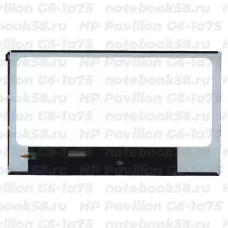 Матрица для ноутбука HP Pavilion G6-1a75 (1366x768 HD) TN, 40pin, Глянцевая