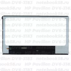 Матрица для ноутбука HP Pavilion DV6-3183 (1366x768 HD) TN, 40pin, Глянцевая