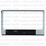 Матрица для ноутбука HP Pavilion DV6-3308 (1366x768 HD) TN, 40pin, Глянцевая