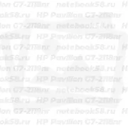 Матрица для ноутбука HP Pavilion G7-2118nr (1600x900 HD+) TN, 40pin, Матовая