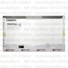 Матрица для ноутбука HP Pavilion G7-2118nr (1600x900 HD+) TN, 40pin, Матовая