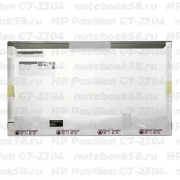 Матрица для ноутбука HP Pavilion G7-2304 (1600x900 HD+) TN, 40pin, Матовая