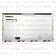 Матрица для ноутбука HP Pavilion G7-2306 (1600x900 HD+) TN, 40pin, Матовая