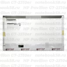 Матрица для ноутбука HP Pavilion G7-2310er (1600x900 HD+) TN, 40pin, Матовая
