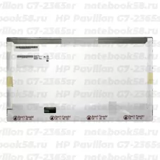 Матрица для ноутбука HP Pavilion G7-2365sr (1600x900 HD+) TN, 40pin, Матовая